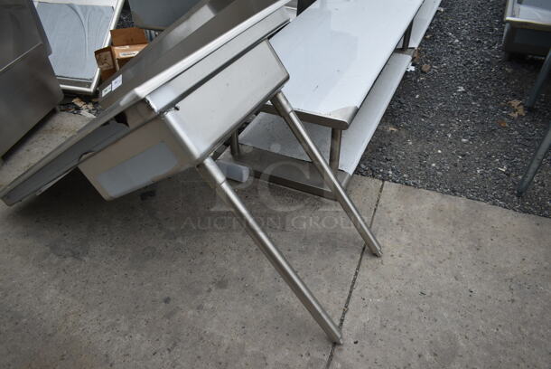 BRAND NEW SCRATCH AND DENT! Regency 600UDT50R Stainless Steel Commercial Single Bay Sink w/ Left Side Drain Board. - Image 1 of 1