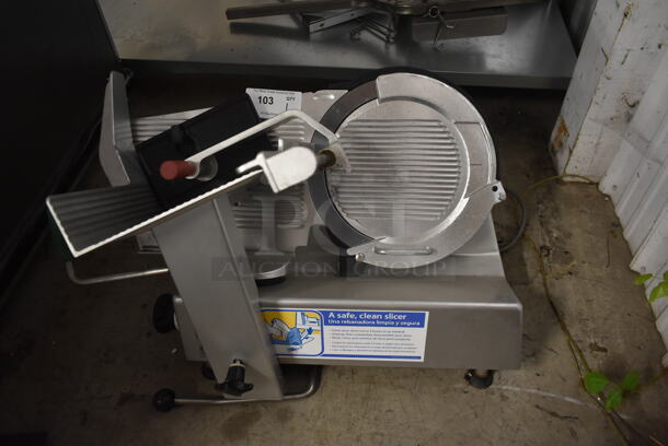 2017 Bizerba GSP H Stainless Steel Commercial Countertop Meat Slicer. 120 Volts, 1 Phase. Tested and Working! - Image 1 of 8