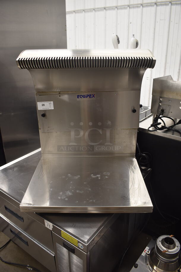 Equipex SA Vent Pali R Commercial Stainless Steel Countertop Ventless Hood System For Small Type 2 Appliances. 120V, 1 Phase. Tested and Working! - Image 1 of 4