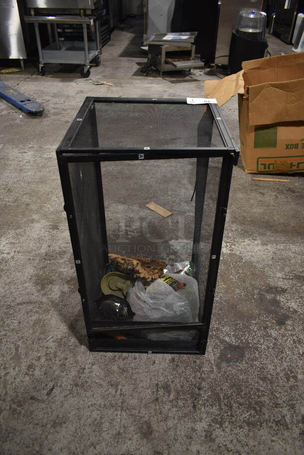 Black Metal Mesh Case. - Image 1 of 4