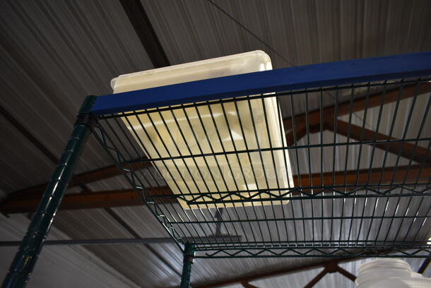 ALL ONE MONEY! Three Tier Lot of Various Items Including Metal Cream Pitchers and Stainless Steel Drop In Bin Lids - Image 4 of 4