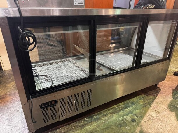Chef AAA - DC200, Commercial 82" Deli Case Refrigerator/Stainless Steel Meat Display 110V - Image 1 of 3