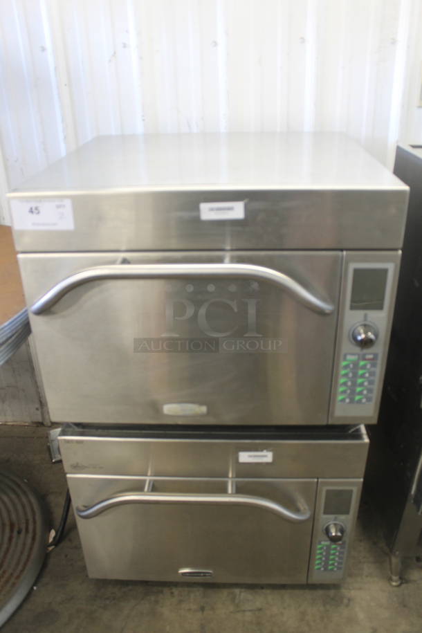 2 Menumaster MXP20 Commercial High Speed Ovens. 208/230 Volt. 2 Times Your Bid!