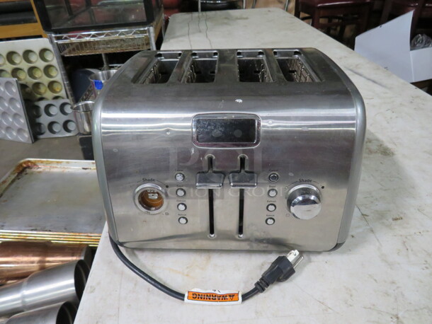 One Kitchenaid 4 Slice Toaster. 120 Volt. Model# KMT422CU.