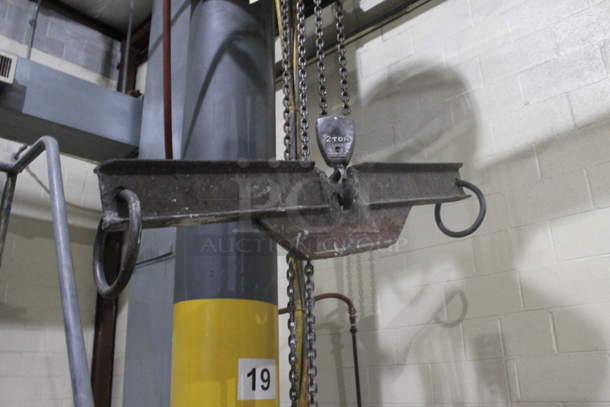 CM Moore Metal Commercial 2 Ton Capacity Hoist. BUYER MUST REMOVE.  - Image 2 of 9