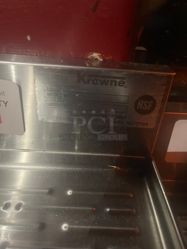 Clean! Krowne Commercial Bar Hand Stainless Steel Sink NSF - Image 6 of 8
