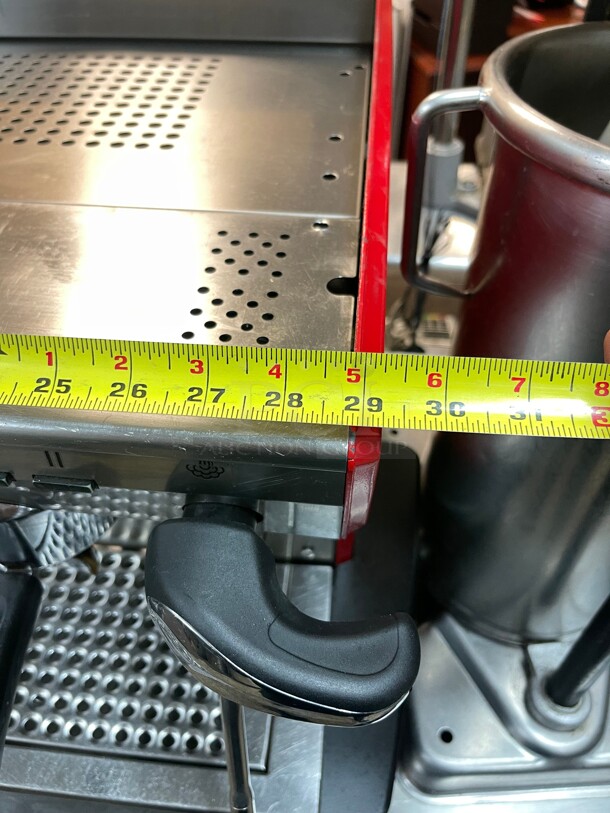 Working! Rancilio CLASSE 6  2 Group Manual Commercial Espresso Machine w/ 2 Steam Wand & 11 Liter Boiler, 230v/1ph NSF Tested and Working! - Image 7 of 9