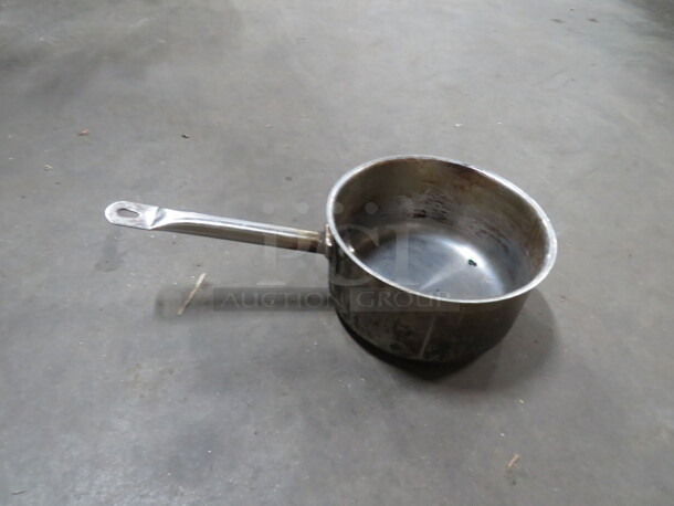 One Stainless Steel Sauce Pot. - Image 1 of 1