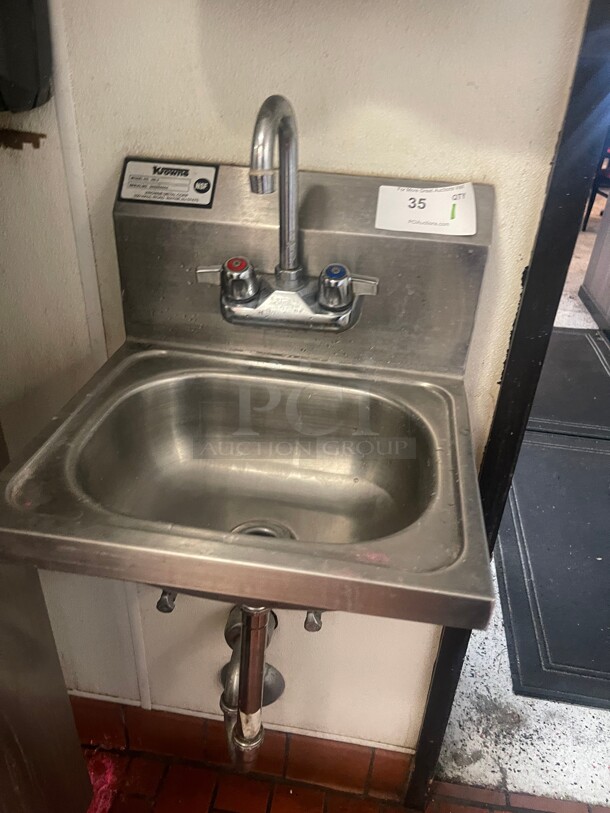 Nice! Krowne HS-2 Commercial Stainless Steel Hand Sink NSF - Image 2 of 7