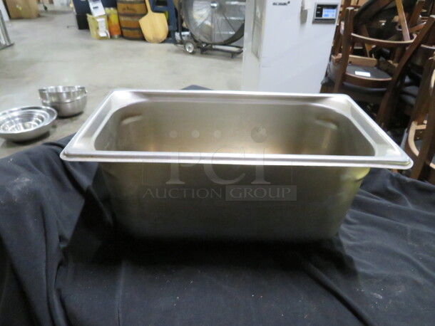 1/3 Size 6 Inch Deep Hotel Pan With 1 LID. 4XBID