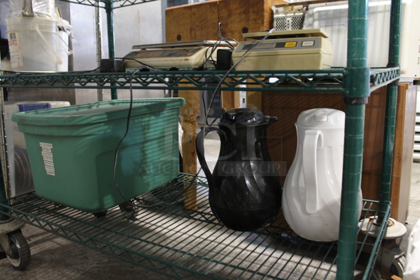 ALL ONE MONEY! Lot of Items on Shelving Unit Including 2 Scales and Paper Products. Does Not Include Shelving Unit. - Image 5 of 5