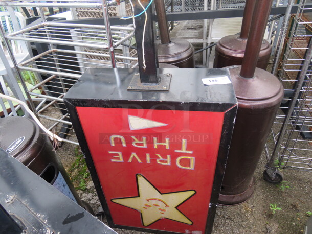 One Electric Sign. 24X10X50 - Image 1 of 2