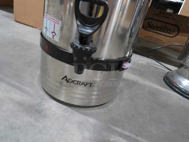 One Adcraft Coffee Percolator. Model# CP-100. 120 Volt. - Image 2 of 2