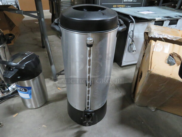 One Proctor Silex Commercial Coffee Urn/Percolator. 120 Volt. Model# 45100R