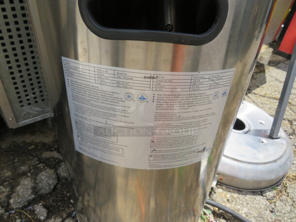 One Propane Patio Heater. #HSS A SS.  - Image 3 of 3