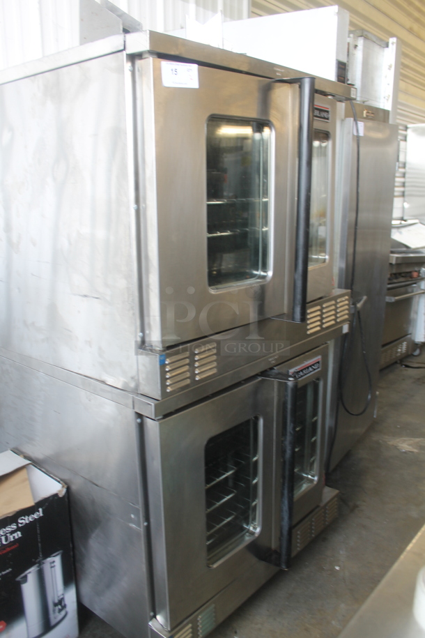 2 2012 Garland MCO-GS-10S Master 200 Stainless Steel Commercial Natural Gas Powered Full Size Convection Oven w/ View Through Doors, Metal Oven Racks and Thermostatic Controls. 60,000 BTU. 2 Times Your Bid! - Image 2 of 11