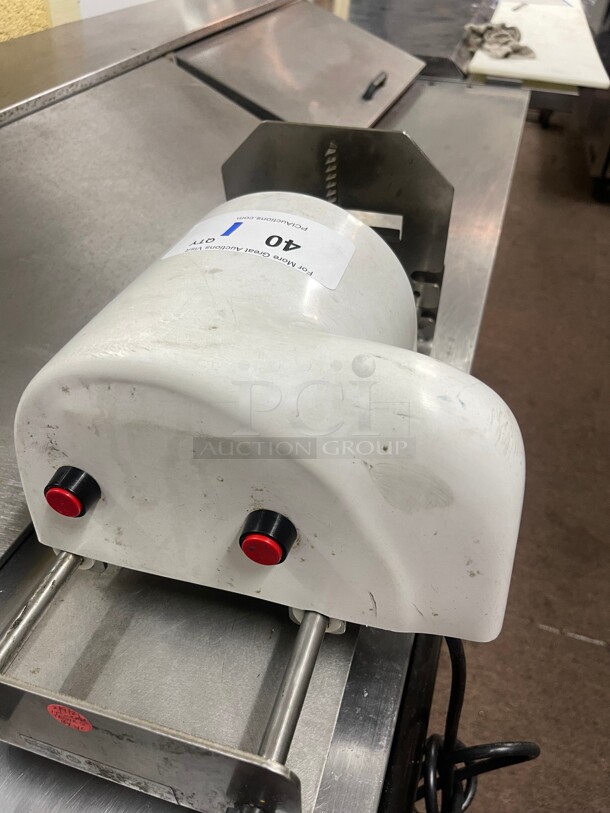 Clean! Nemco Commercial Table Mount Curly Fry Cutter FF Cutter Fruit / Vegetable Turning Slicer NSF 115 Volt Tested and Working! - Image 3 of 10