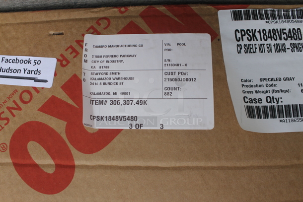 HUGE LOT NEW Cambro Camshelving Parts and Pieces - Image 10 of 11