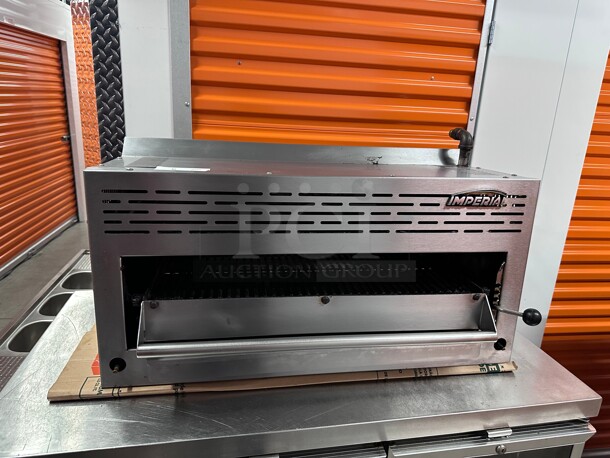 Working! Imperial Range IRSB-36 36 inch Commercial  Gas Salamander Broiler Counter Top Natural Gas NSF Tested and Working! - Image 1 of 9