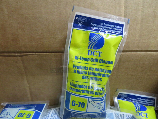 One Open Box Of Hi Temp Grill Cleaner Packets. #DCT 6-70 - Image 1 of 2
