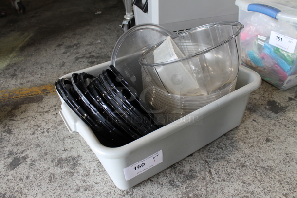 ALL ONE MONEY! Lot of Various Items In Gray Poly Bus Bin - Image 2 of 3