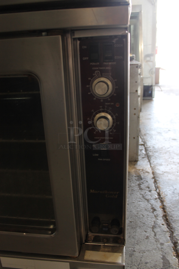 2 Southbend Marathon Gold Stainless Steel Commercial Natural Gas Powered Full Size Convection Ovens w/ View Through Doors, Metal Oven Racks and Thermostatic Controls. 2 Times Your Bid! - Image 6 of 11