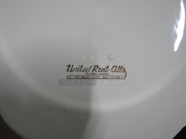 9.5 Inch  Gold Rimmed Cocktail Plate. 12XBID - Image 3 of 3