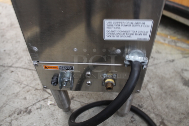 Curtis GEMSIF10A1015 Stainless Steel Commercial Countertop Coffee Machine w/ Hot Water Dispenser, Server Satellite and Poly Brew Basket. 220 Volts, 1 Phase.  - Image 6 of 6