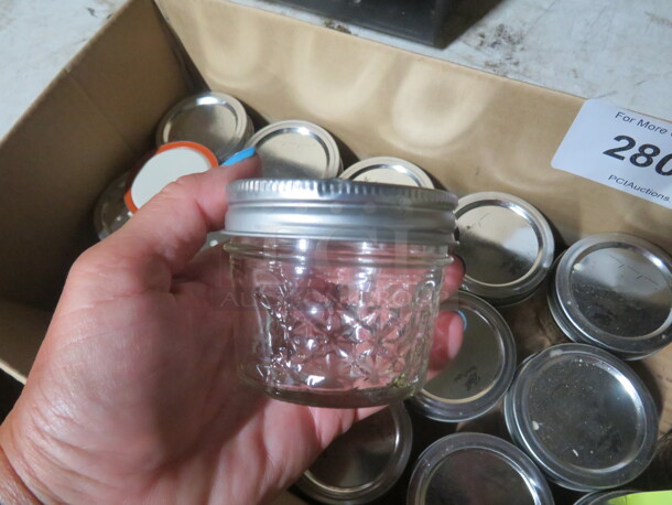 One Lot Of 17 Ball Jelly Jars With Lids. - Image 1 of 2