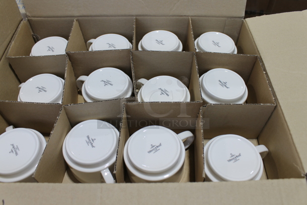 PALLET LOT of 70 Boxes of 12 BRAND NEW IN BOX! Villeroy & Boch 16-2040-1271 White Ceramic Mugs. 70 Times Your Bid! - Image 2 of 4