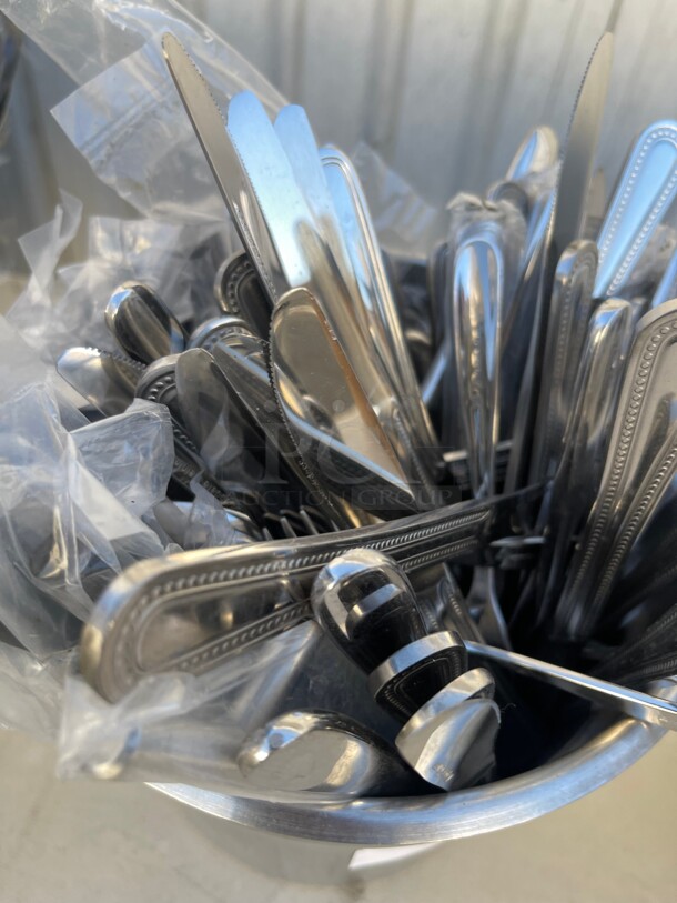 Lot Of Assorted Stainless Steel Knifes NSF - Image 2 of 5
