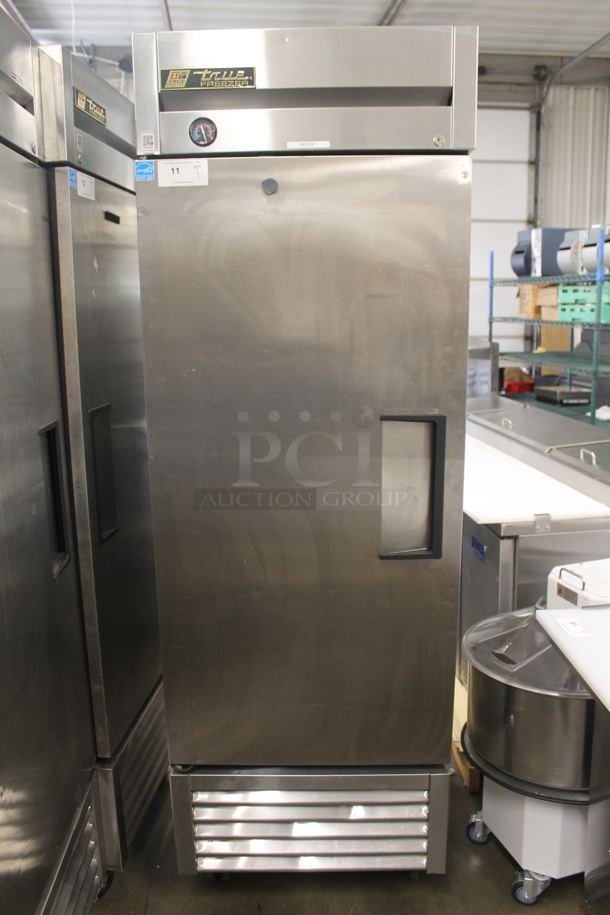 2013 True T-23F 1 Door Stainless Steel Reach in Freezer w/ Poly Coated Racks on Commercial Casters. 115 Volt, 1 Phase. Tested and Working! - Image 1 of 6
