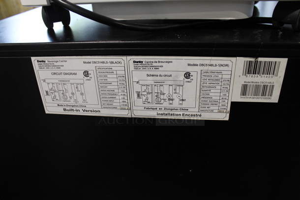 BRAND NEW SCRATCH AND DENT! Danby DBC514BLS Silhouette 24" Built In Beverage Cooler 112 Can and 11 Wine Bottles. 115 Volts, 1 Phase. Tested and Working! - Image 2 of 2