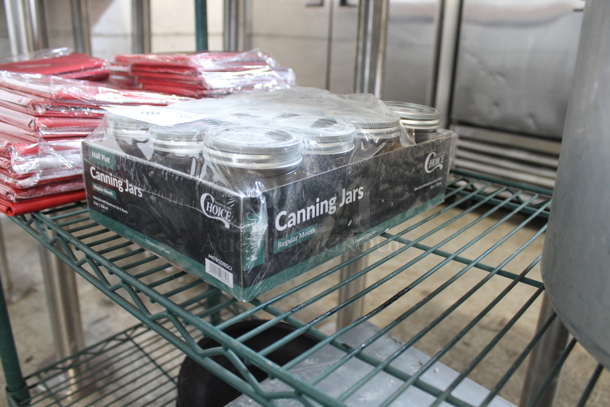 ALL ONE MONEY! Lot of BRAND NEW Choice Half Pint Canning Jars - Image 2 of 3