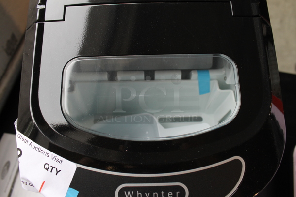 BRAND NEW SCRATCH AND DENT! Whynter IMC-270MB Portable 27lb Compact Countertop Ice Maker. 115 Volts, 1 Phase. Tested and Working!
 - Image 4 of 5