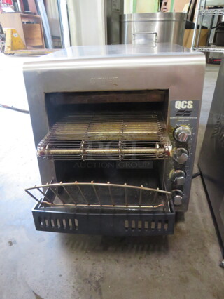 One Star Conveyor Toaster. Model# QCS-2-80C. 208 Volt. 1 Phase. 14.5X23X16. $2688.00