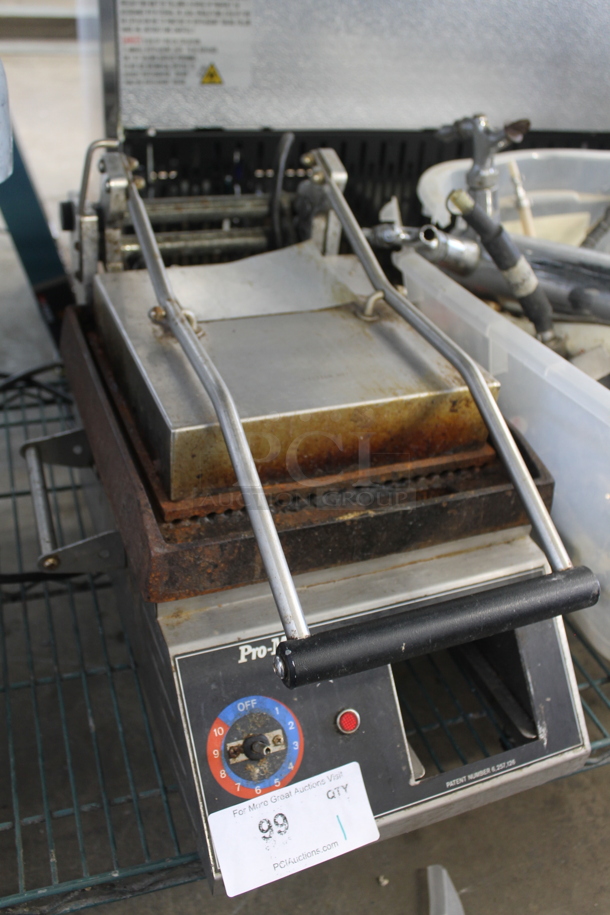 Star Pro Max Stainless Steel Commercial Countertop Panini Press. Tested and Does Not Power On - Image 1 of 2