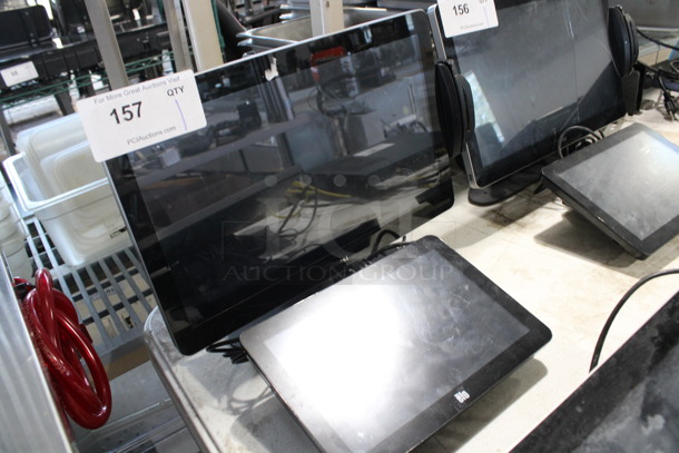 Elo Toast 15" POS System Monitor w/ Credit Card Reading Strip and 10" Monitor - Image 3 of 3