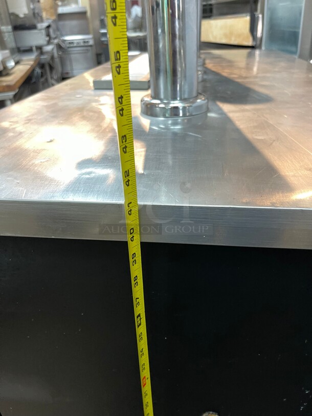 Working! True TBB-2  Commercial Bar Refrigerator  2 Swinging Solid Doors, With Three Beer Taps and Beer Containers Black, NSF 115 Volt Tested and Working! - Image 11 of 11