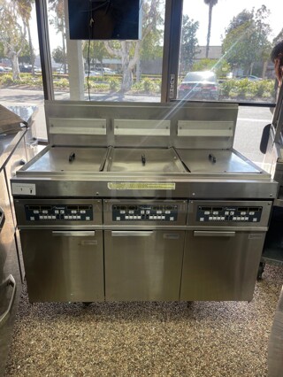 Working! Frymaster Commercial Gas Fryer Tested and Work!