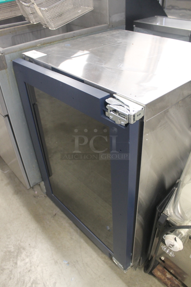 Stainless Steel Commercial Mini Cooler Merchandiser. Tested and Working! - Image 3 of 5