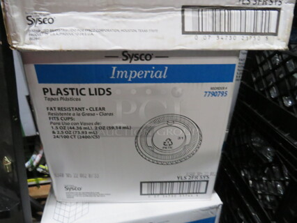 One Box Of 1.5-2.5oz Condiment Lids. #7790795