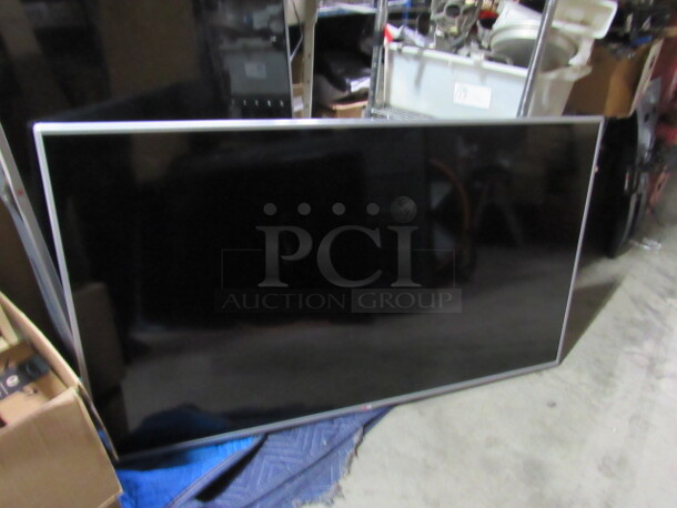 One 55 Inch LG Flat Screen LED Television With Remote. Model# 55LB-5900-UV