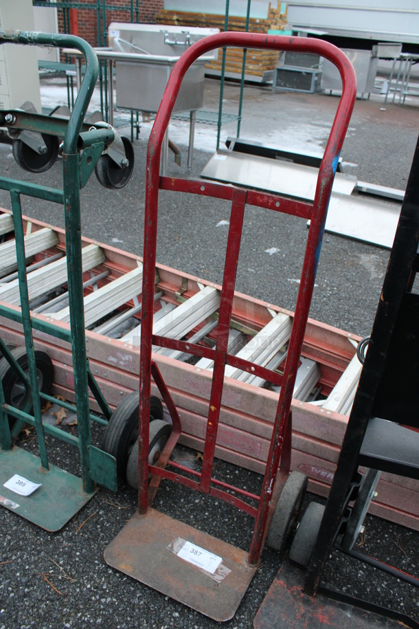 Red Metal Furniture Dolly. 19x17x46 - Image 3 of 4