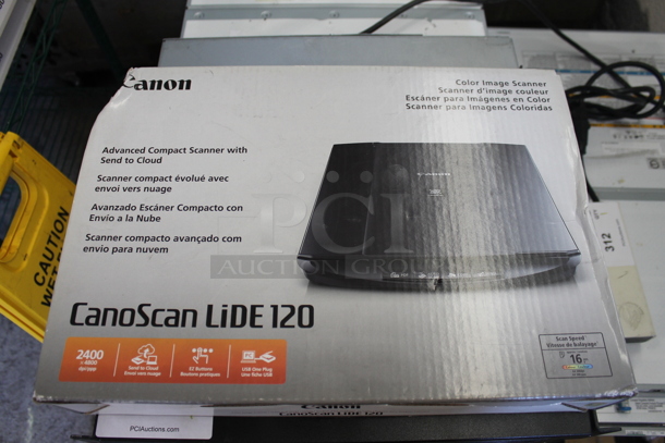 BRAND NEW IN BOX! Canon CanoScan LIDE 120 Color Image Scanner. - Image 1 of 4