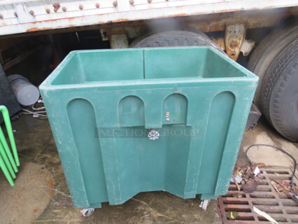 One IRP Ice Down Merchandiser On Casters, With Drain.