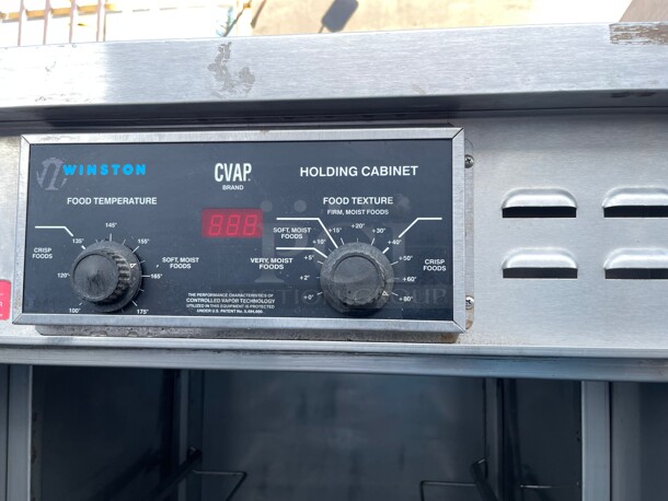 WOW! Winston CVap 22cf Electric Commercial Holding Cabinet Full Size w/ Fan NSF 220 Volt 1 Phase Tested and Working! - Image 4 of 8