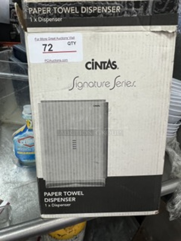 Brand New! Cintas Signature Series Paper towel Dispenser NSF