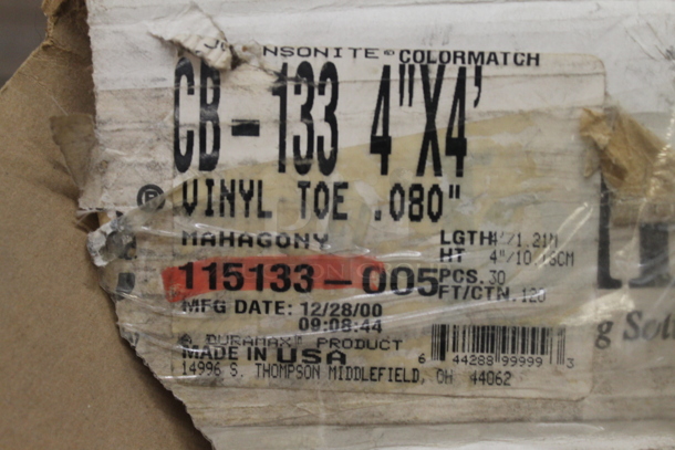 ALL ONE MONEY! PALLET LOT of Various Items Including Vinyl Toe Trim and Cleaning Pads . BUYER MUST REMOVE. - Image 3 of 8