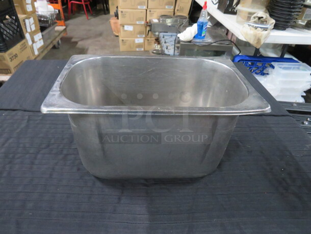 1/4 Size 6 Inch Deep Hotel Pan. 3XBID - Image 1 of 1
